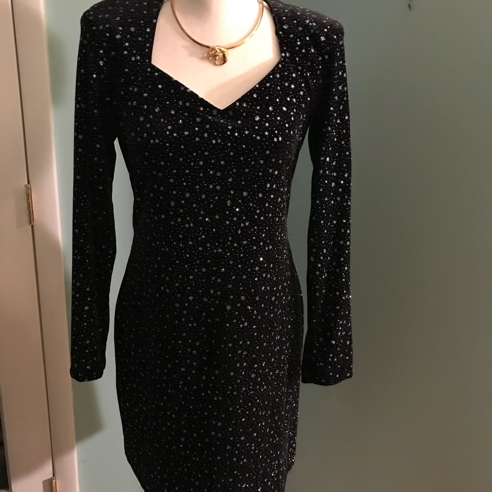Midnight blue Betsy & Adam cocktail dress